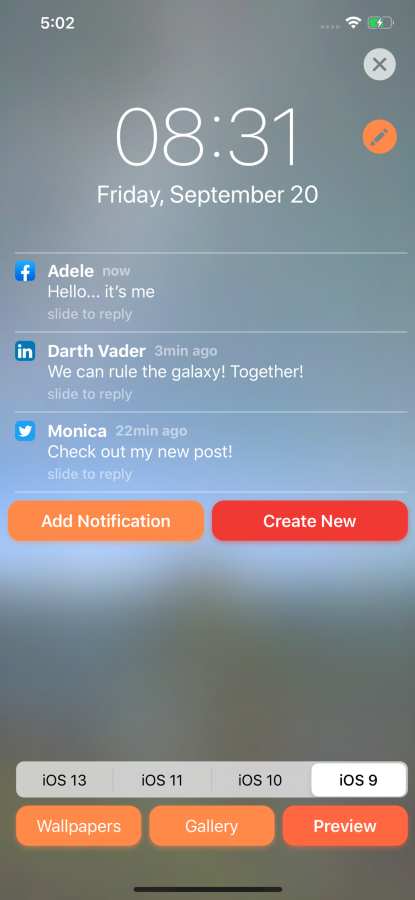Faker - Fake Notifications