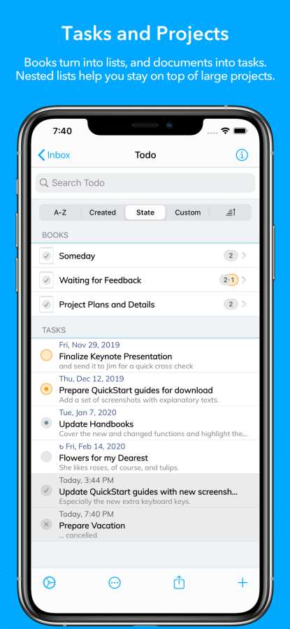 Notebooks: Write and Organize