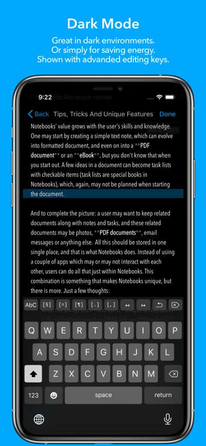 Notebooks: Write and Organize