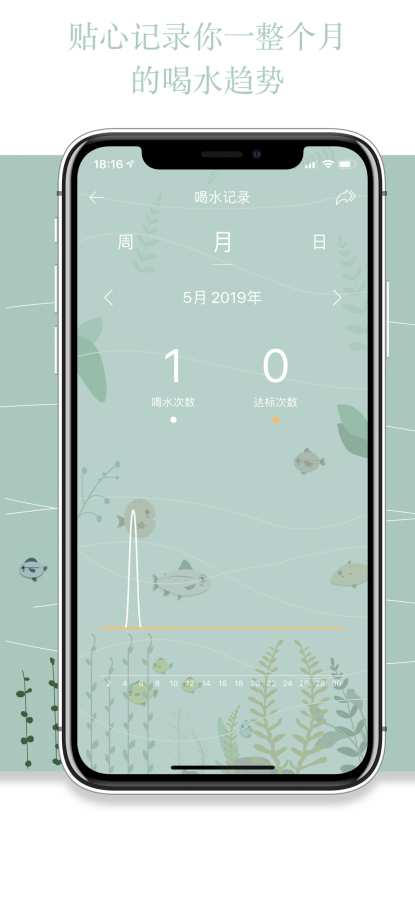 鱼塘喝水提醒 - 健康喝水提醒助手