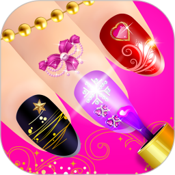 公主装扮时尚美甲