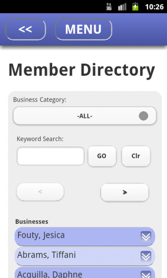 ANA-Michigan Mobile App