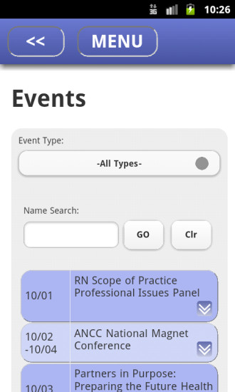 ANA-Michigan Mobile App