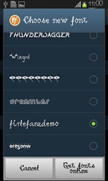 Thunder Font Style