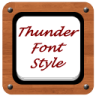 Thunder Font Style