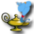 Genie from the lamp