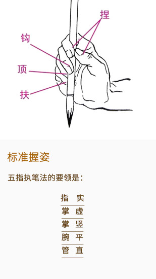 毛笔字教程