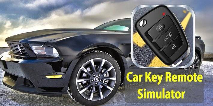 Car key lock remote simulator