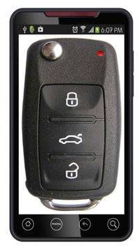 Car key lock remote simulator