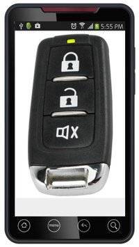 Car key lock remote simulator