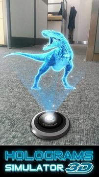 3D Hologram Simulated