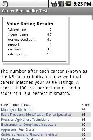 Career Personality Test