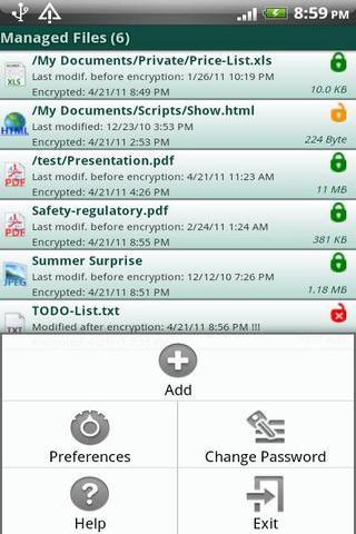 Encryption Manager Lite