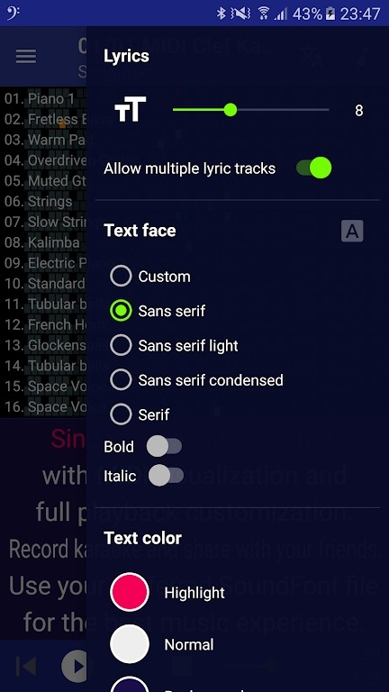 MIDI Clef