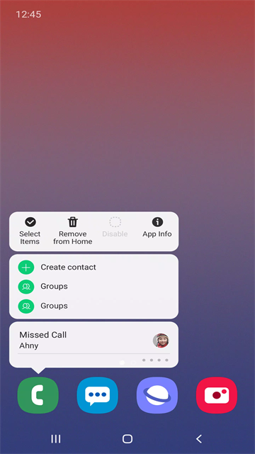ONE UI Home
