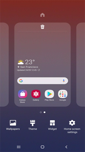ONE UI Home