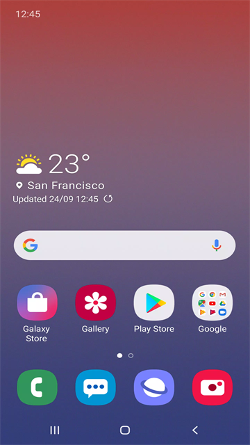 ONE UI Home