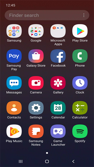 ONE UI Home