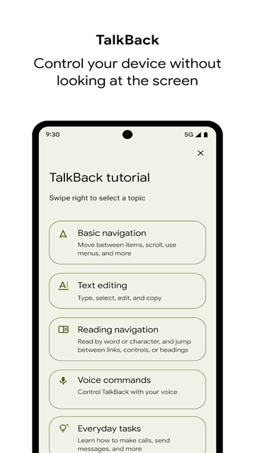 android accessibility suite