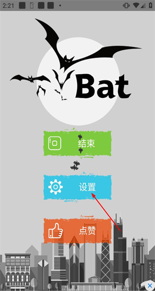 蝙蝠在手机飞行