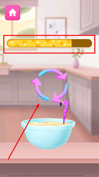 魔法公主做蛋糕