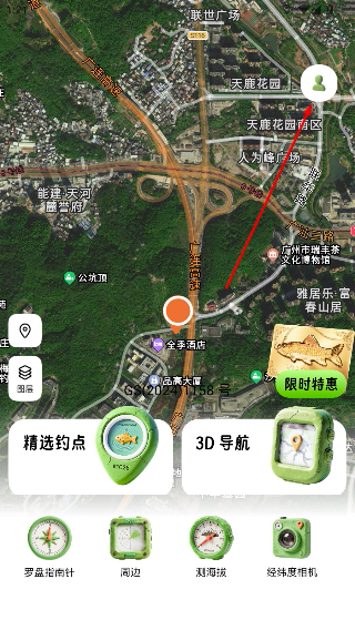 罗盘卫星地图