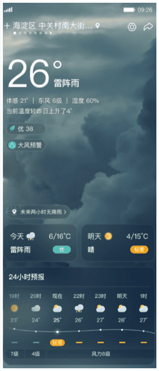 呱呱天气预报app