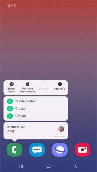 ONE UI Home
