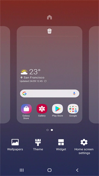ONE UI Home