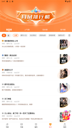 月鼠小说免费版