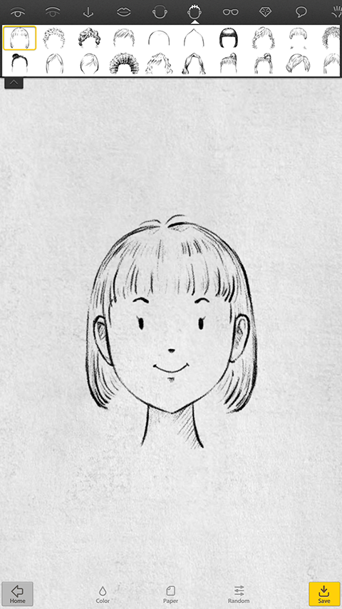 uface面部素描