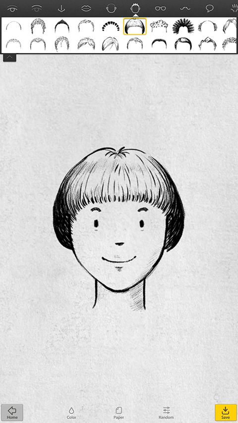 uface面部素描